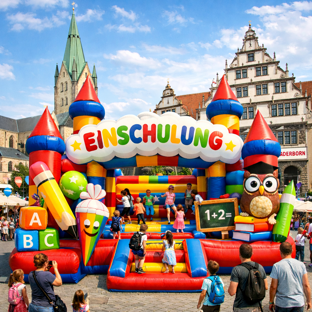 Einschulung,Hüpfburg,Hüpfburg mieten,paderborn,würzburg,brandenburg,carrera,rennbahn mieten,halle,leipzig,kolbenz